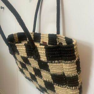J.Crew Straw bag